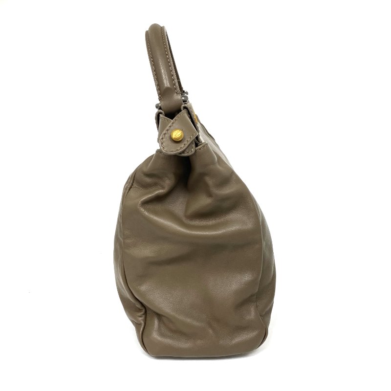 ☆Fendi 芬迪 Peekaboo Brown Calfskin 2Way Bag 啡色小牛皮兩用袋 -257015429-3