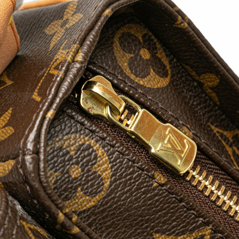 Louis Vuitton Monogram Viva Cite MM 肩背包 M51164 棕色 PVC 皮革 女款 LOUIS VUITTON-7