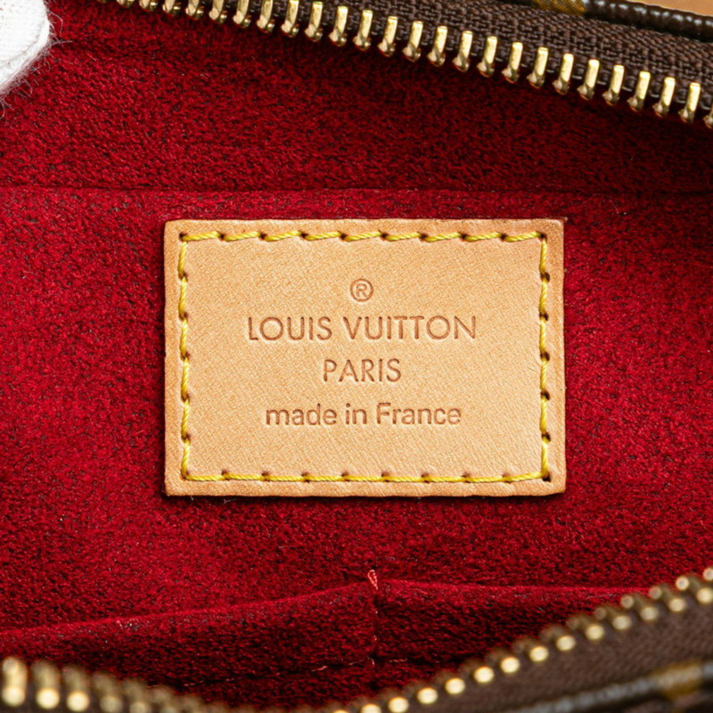 Louis Vuitton Monogram Viva Cite MM 肩背包 M51164 棕色 PVC 皮革 女款 LOUIS VUITTON-8