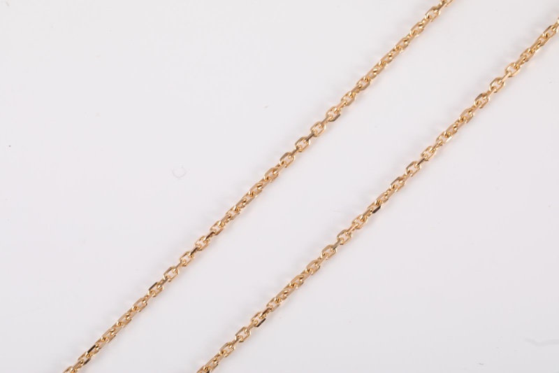 VAN CLEEF&ARPELS(梵克雅寶) Vintage Alhambra 中號單花項鏈 滿鑽 18K玫瑰金/鑽石 項鏈 玫瑰金 鑽石/18K-3