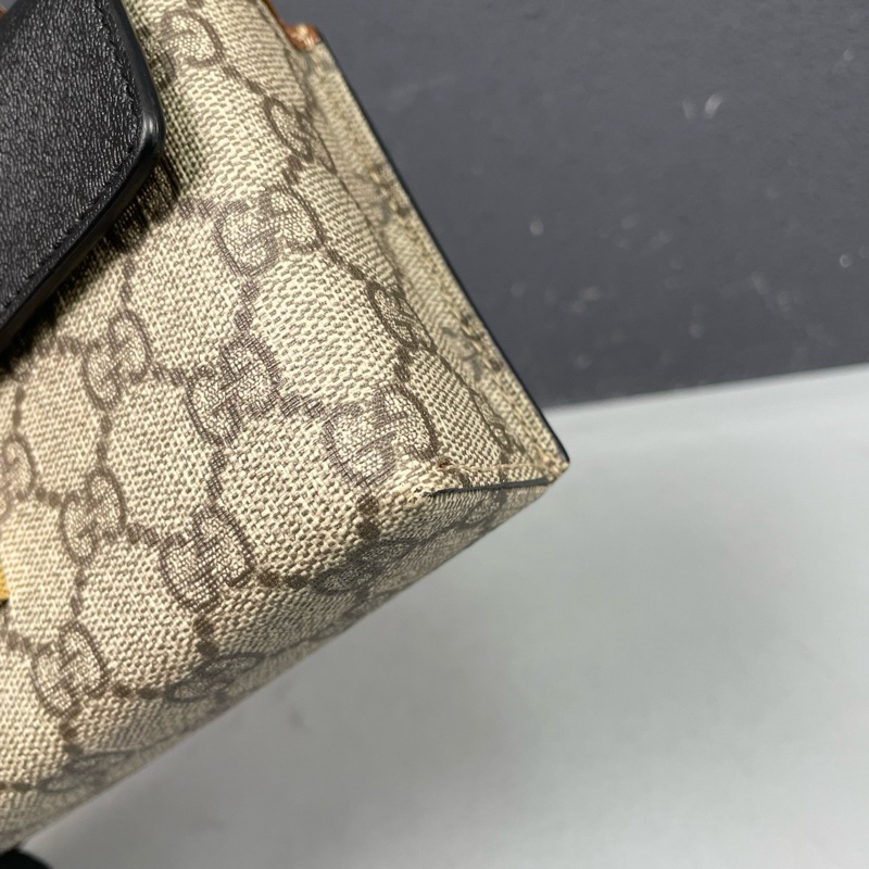 古馳Gucci老花黑色月光寶盒padlock盒子包肩背包斜背包-22
