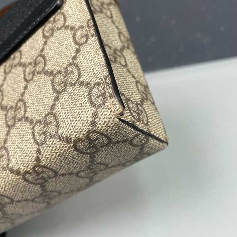 古馳Gucci老花黑色月光寶盒padlock盒子包肩背包斜背包-24