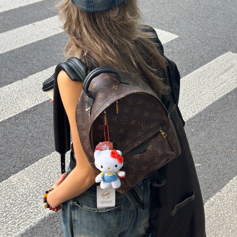 #附購證#停產#全網最便宜 Louis Vuitton Palm Springs PM小書包-0
