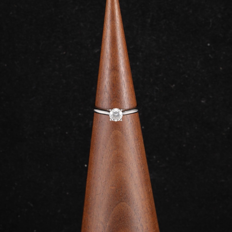 CARTIER(卡地亞) 鑽石 pt950 戒指 0.41克 50-0