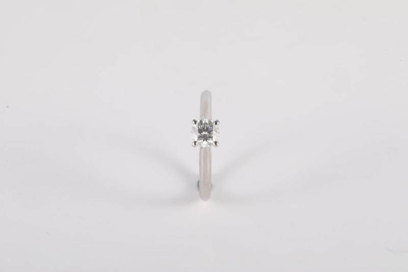 CARTIER(卡地亞) 鑽石 pt950 戒指 0.41克 50-1