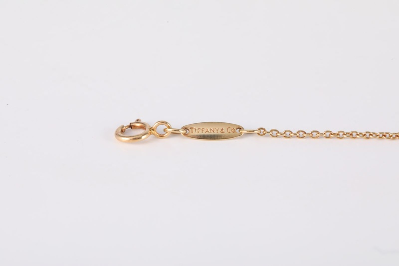 TIFFANY&CO(蒂芙尼) 18K玫瑰金 玫瑰金 TIFFNAY ELSA PERETTI 青金石吊墜 手鏈 18K-1