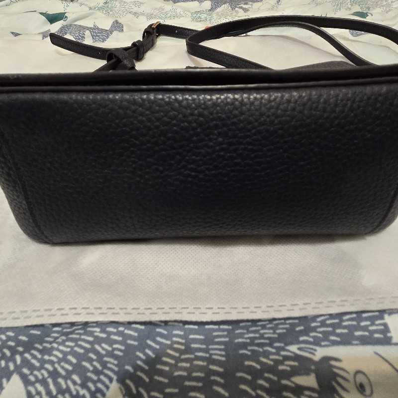 TORY BURCH 瀏蘇荔枝紋經典斜背包-3