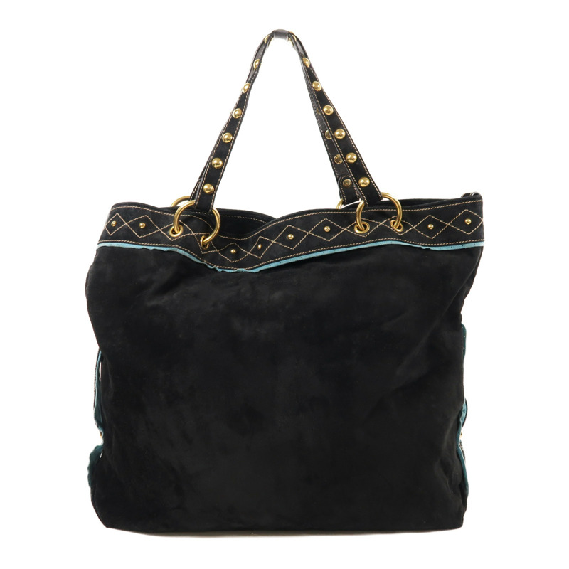 GUCCI 麂皮皮革Shoulder Tote金扣肩背袋/手挽袋-1