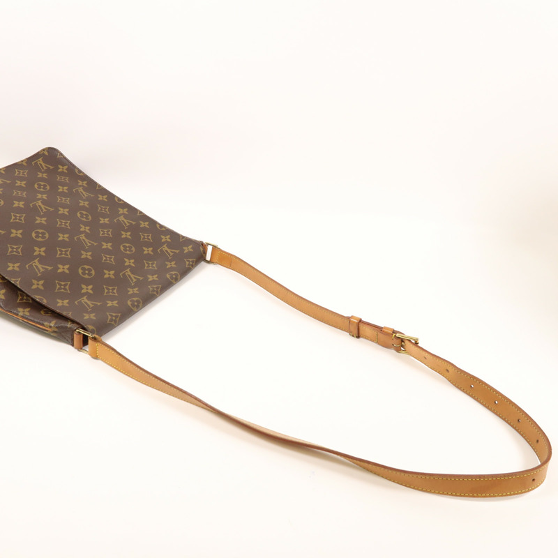LOUIS VUITTON Monogram Musette金扣肩背袋-7