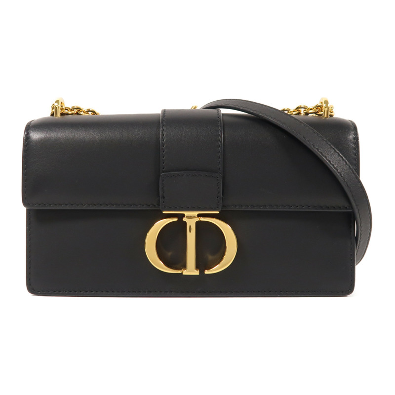 Dior 牛皮皮革30 Montaigne East-West金扣鏈帶肩背袋-0