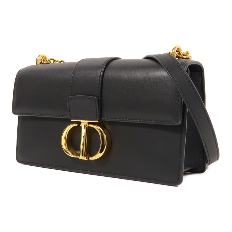 Dior 牛皮皮革30 Montaigne East-West金扣鏈帶肩背袋-2