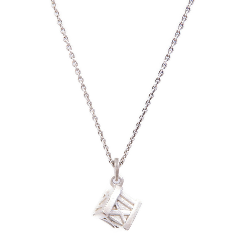 TIFFANY&CO 925純銀Necklace Atlas項鍊-0