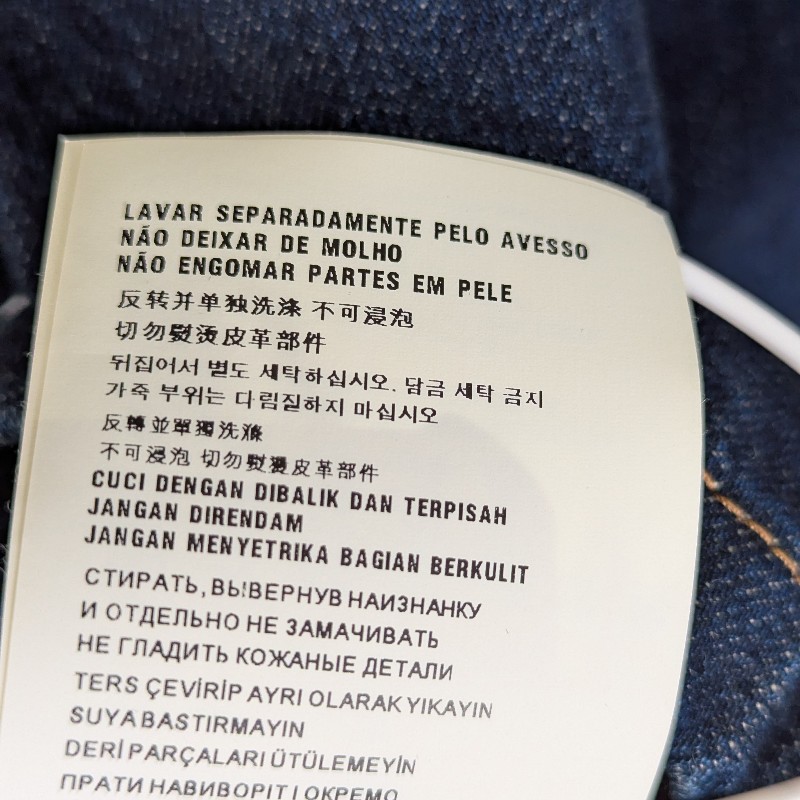 莉亞精品♡Prada 牛仔口袋短袖襯衫 尺碼36-5