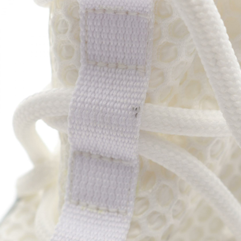 Christian Dior 白色皮革繫帶靴,二手女款 #39-8