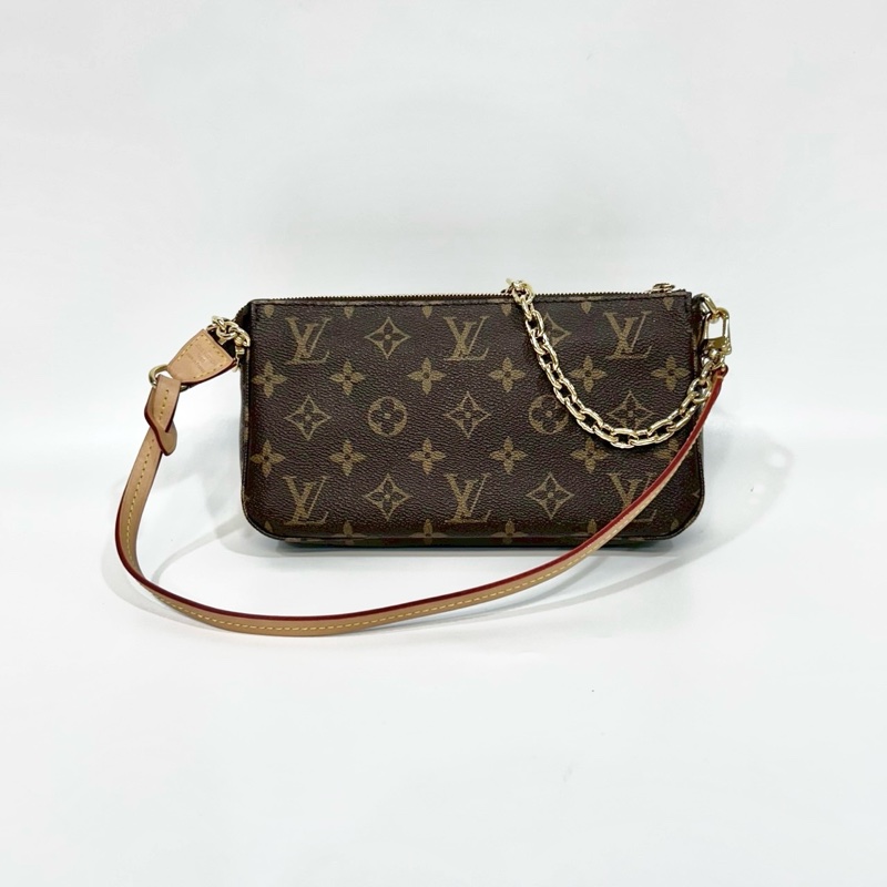 LV原花Pochette Accessoires新款大麻將M82766-1