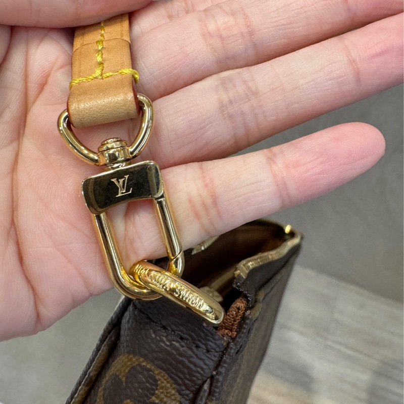 LV原花Pochette Accessoires新款大麻將M82766-17