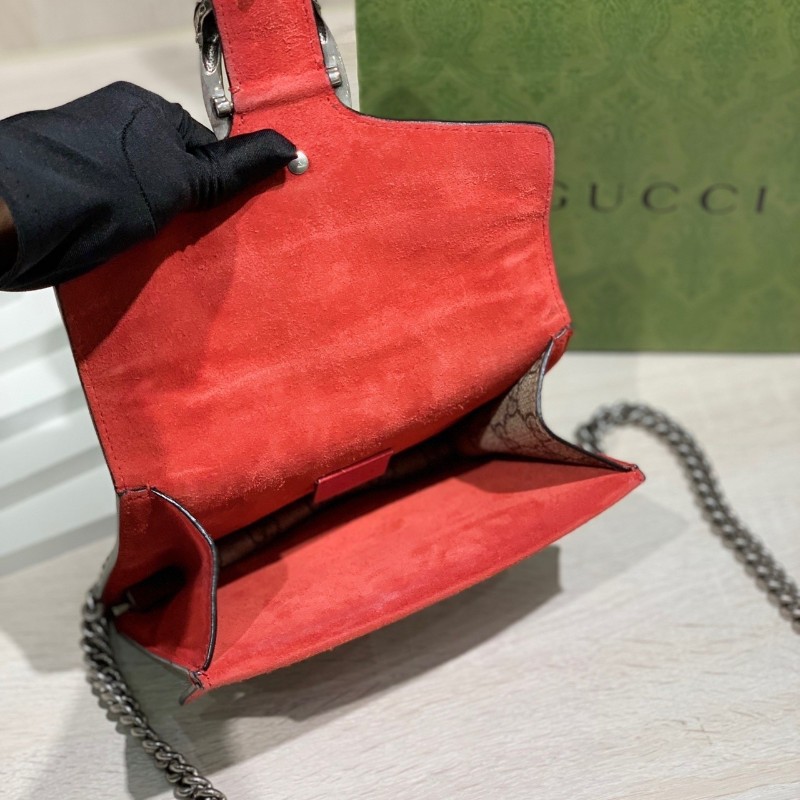 超❤️Gucci Dionysus系列老花拼色酒神小號-5