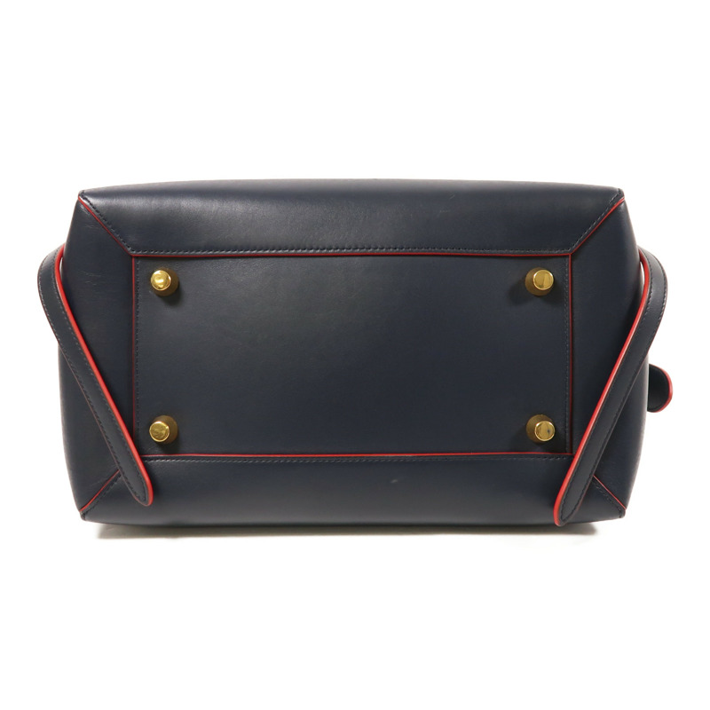 CELINE 牛皮皮革Mini Belt Bag金扣手挽肩背兩用袋-3