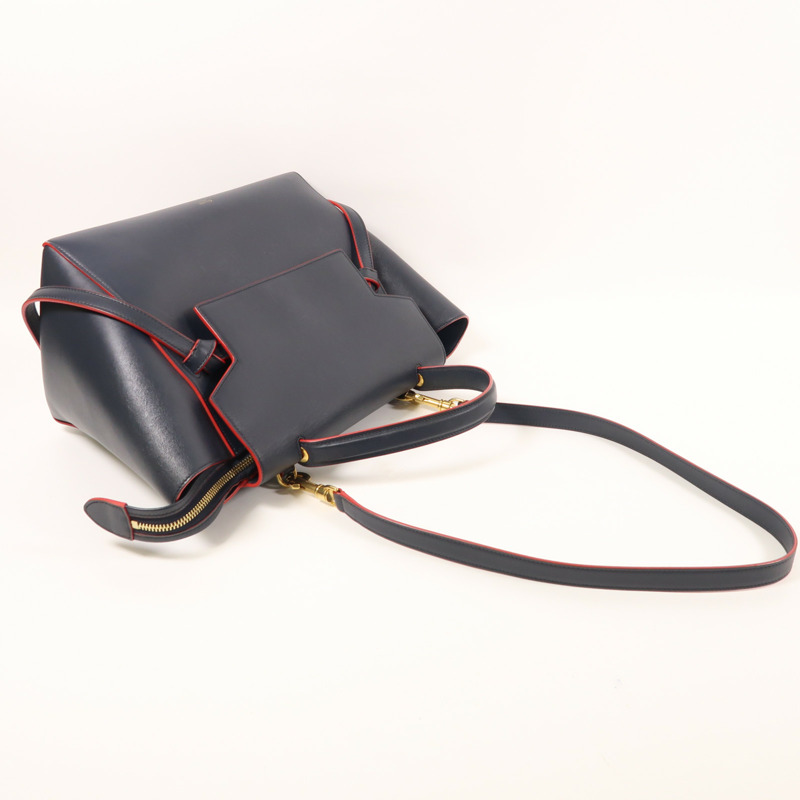 CELINE 牛皮皮革Mini Belt Bag金扣手挽肩背兩用袋-7