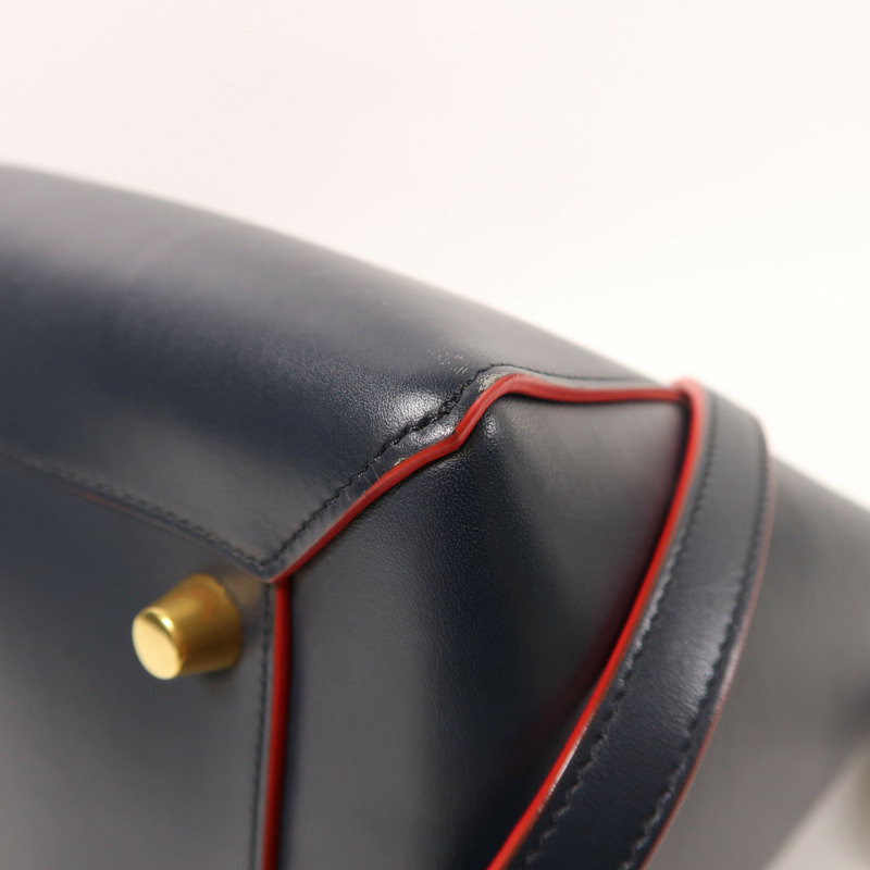 CELINE 牛皮皮革Mini Belt Bag金扣手挽肩背兩用袋-9