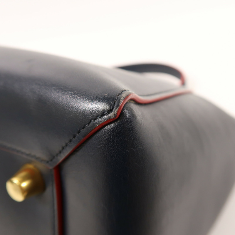 CELINE 牛皮皮革Mini Belt Bag金扣手挽肩背兩用袋-11