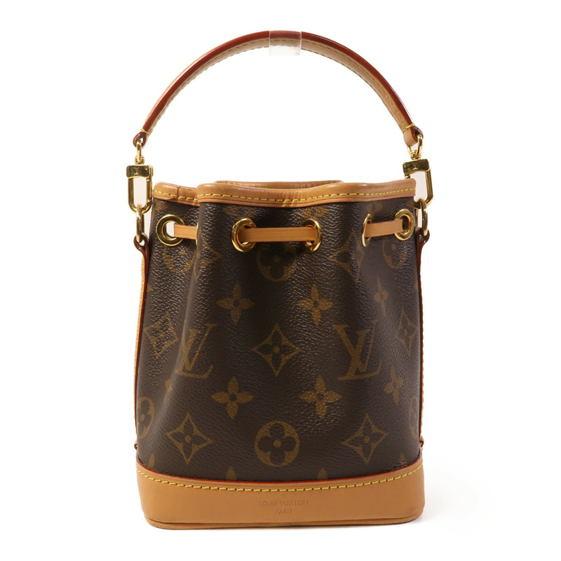 LOUIS VUITTON Monogram Nano Noe金扣手挽肩背兩用袋-1