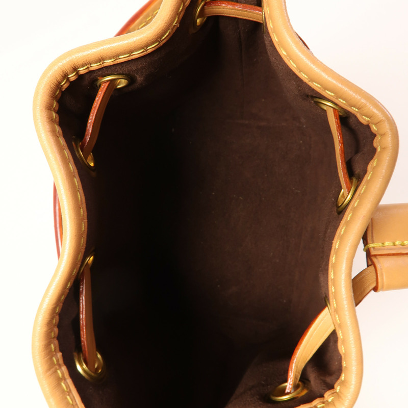 LOUIS VUITTON Monogram Nano Noe金扣手挽肩背兩用袋-4