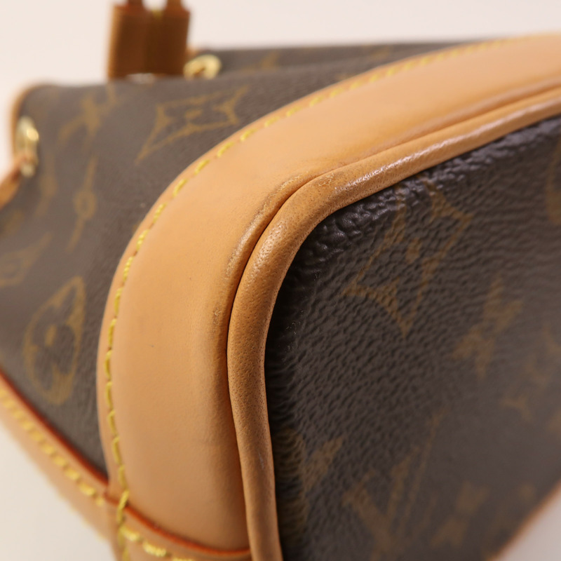 LOUIS VUITTON Monogram Nano Noe金扣手挽肩背兩用袋-7