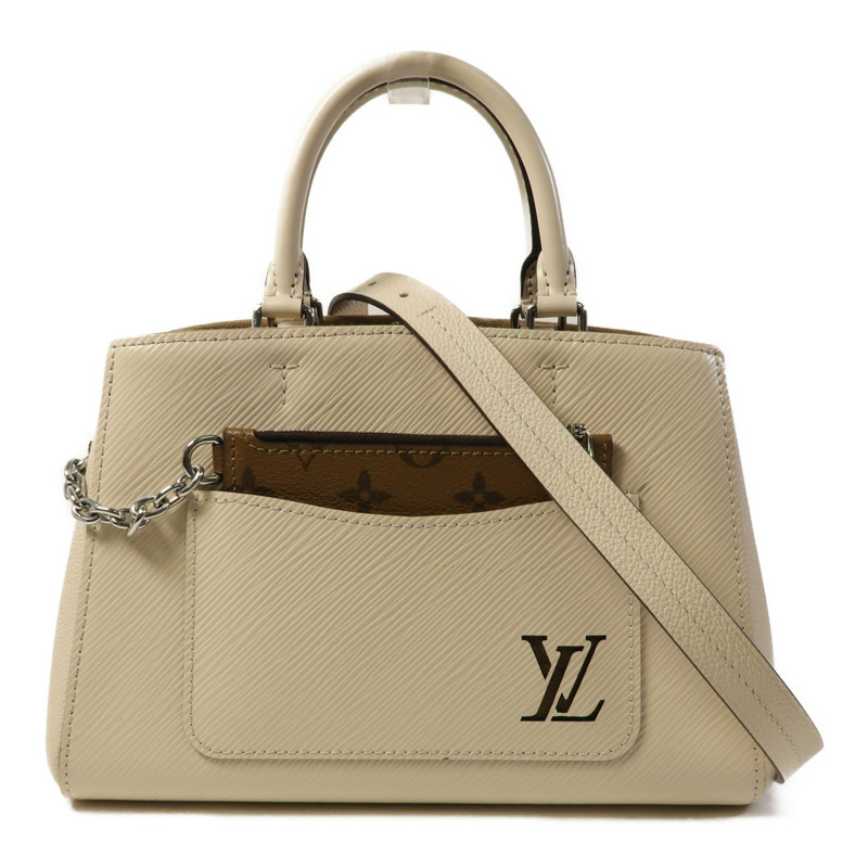 LOUIS VUITTON Epi Marelle Tote銀扣手挽肩背兩用袋-0
