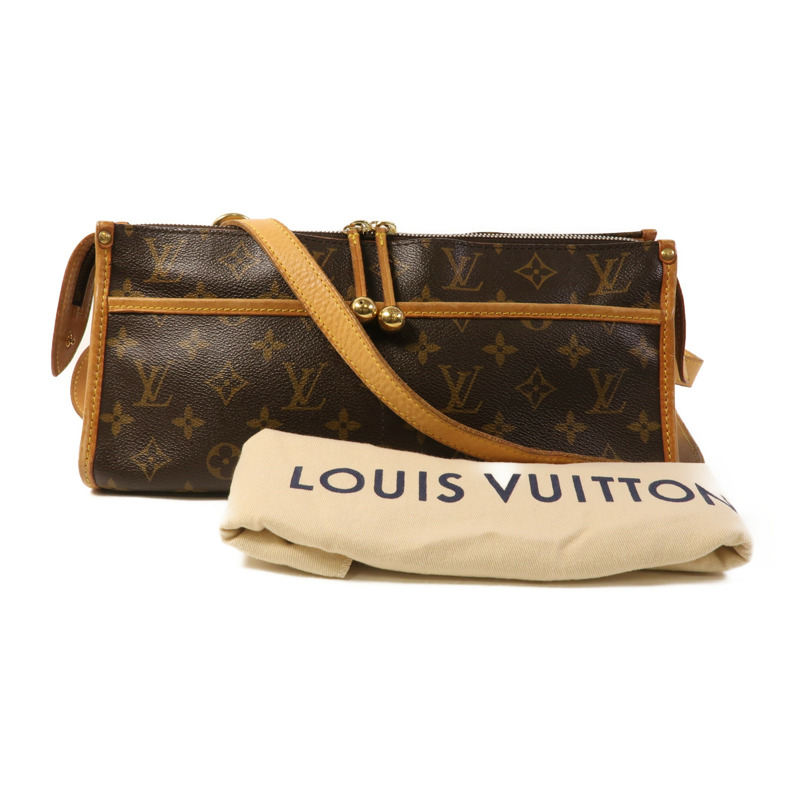 LOUIS VUITTON Monogram Popincourt Long金扣肩背袋-8