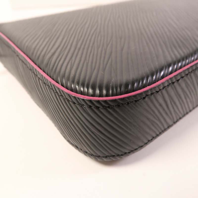 LOUIS VUITTON Epi Pochette Felissie銀扣鏈帶肩背袋-11