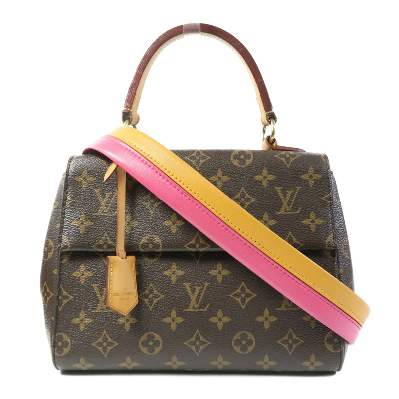 LOUIS VUITTON Monogram Cluny BB手挽肩背兩用袋-0