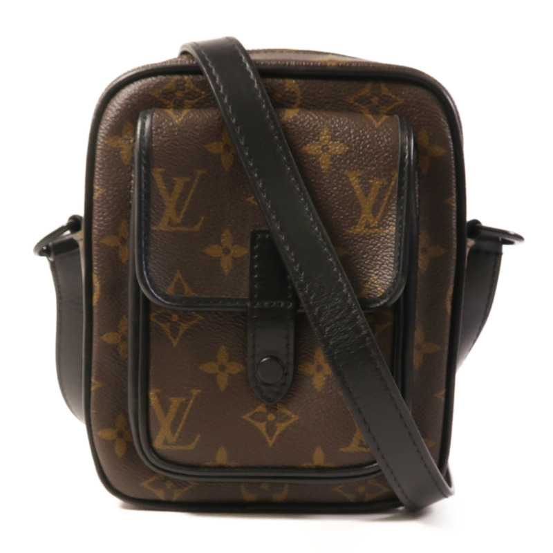 LOUIS VUITTON Monogram Macassar Christopher Wearable Wallet肩背袋-0