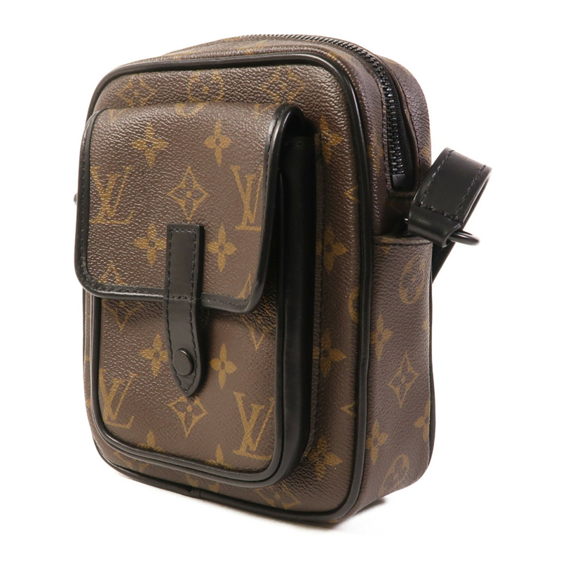 LOUIS VUITTON Monogram Macassar Christopher Wearable Wallet肩背袋-2