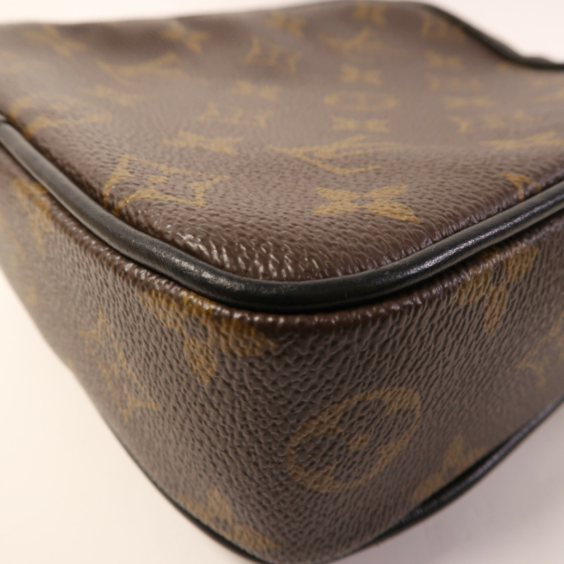LOUIS VUITTON Monogram Macassar Christopher Wearable Wallet肩背袋-11