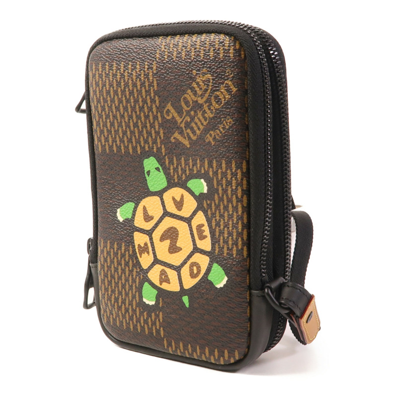 LOUIS VUITTON Damier LV x Nigo Phone Pouch肩背袋-2