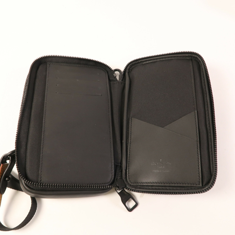 LOUIS VUITTON Damier LV x Nigo Phone Pouch肩背袋-4