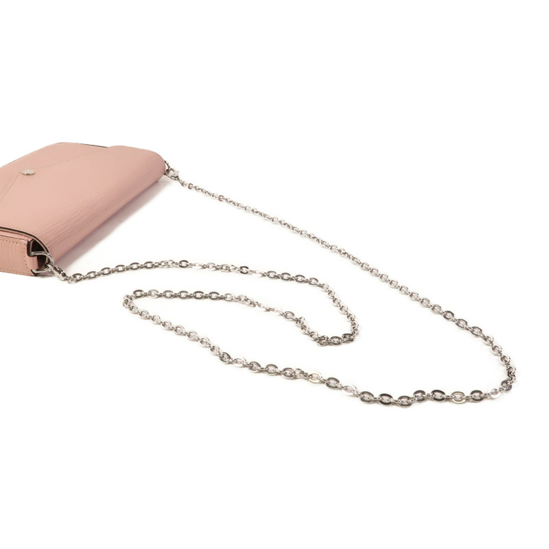 LOUIS VUITTON Epi Pochette Felissie銀扣鏈帶肩背袋-7