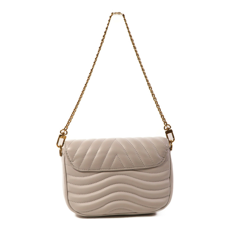 LOUIS VUITTON 牛皮皮革New Wave Multi-Pochette金扣手挽肩背兩用袋-1