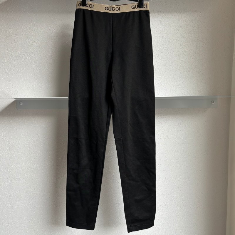 ::GUCCI:: 黑色運動背心 長褲 短褲 3件組 運動套裝 瑜珈褲 SPORTS BRA-10