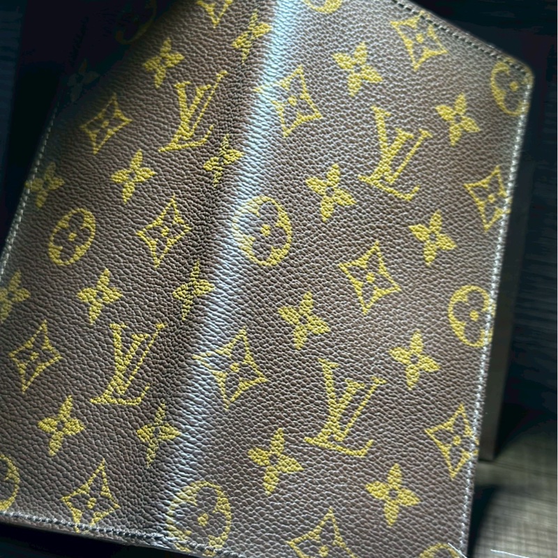 LV 經典老花開闔對開長夾-5