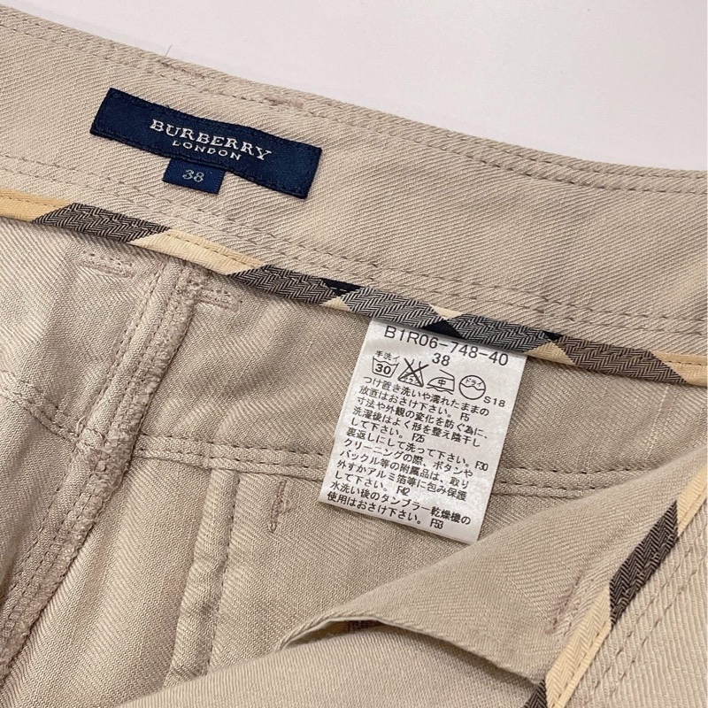 Burberry 倫敦  腰帶老爺褲-8