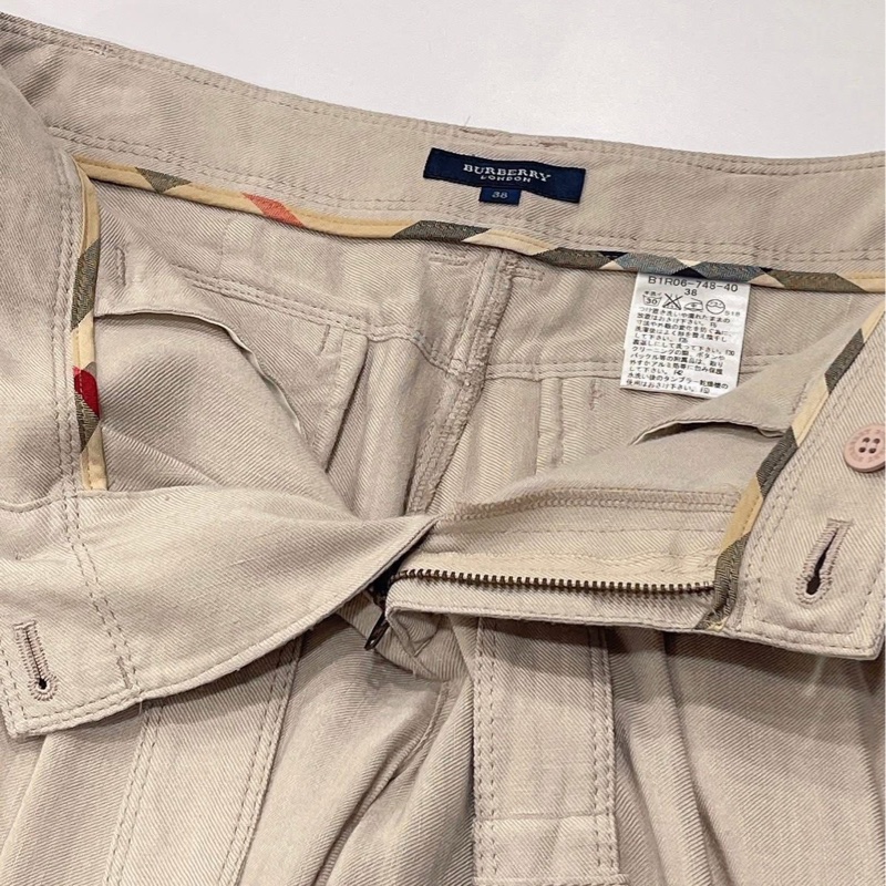 Burberry 倫敦  腰帶老爺褲-8