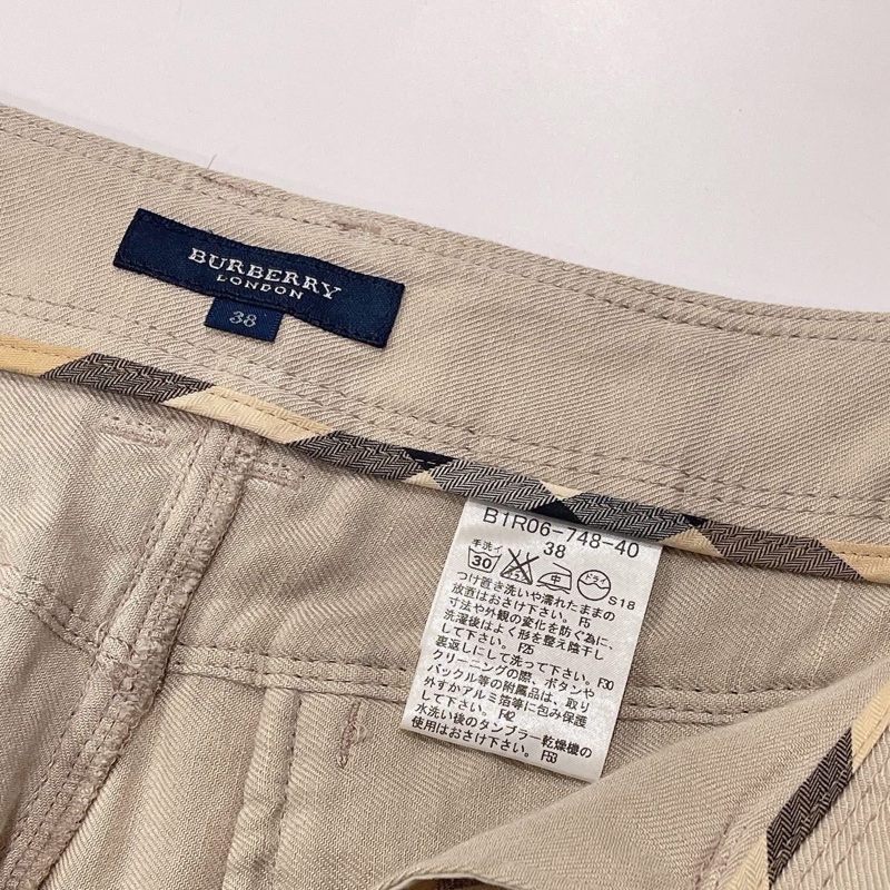 Burberry 倫敦  腰帶老爺褲-9
