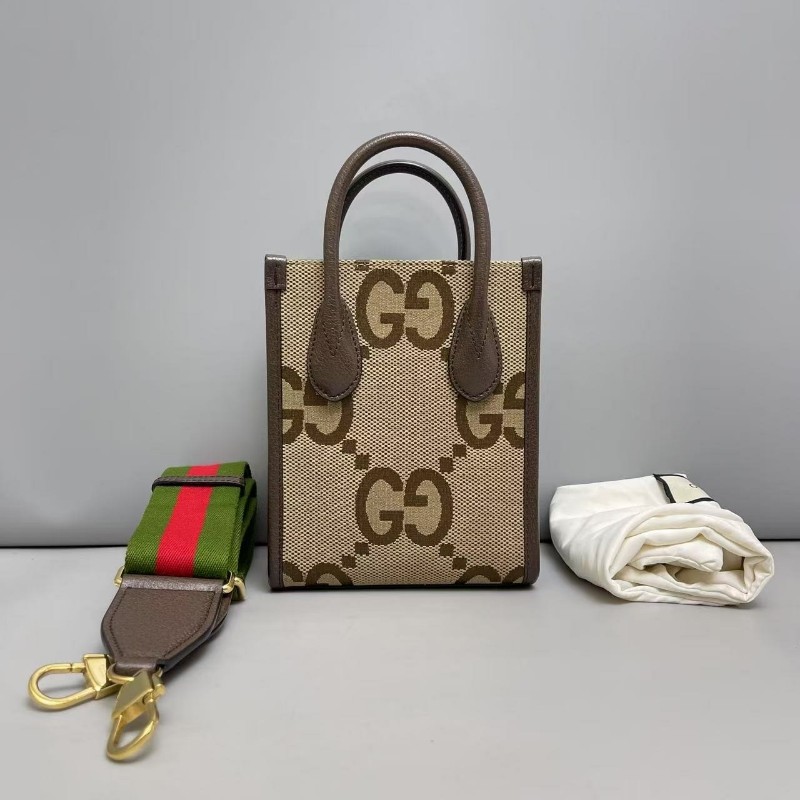 Gucci古馳 Retro老花大logo迷你琴譜包托特包肩背包斜背包-1