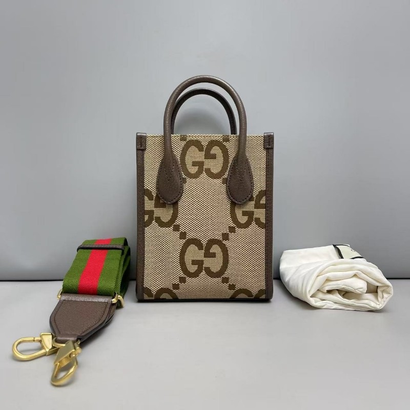 Gucci古馳 Retro老花大logo迷你琴譜包托特包肩背包斜背包-2