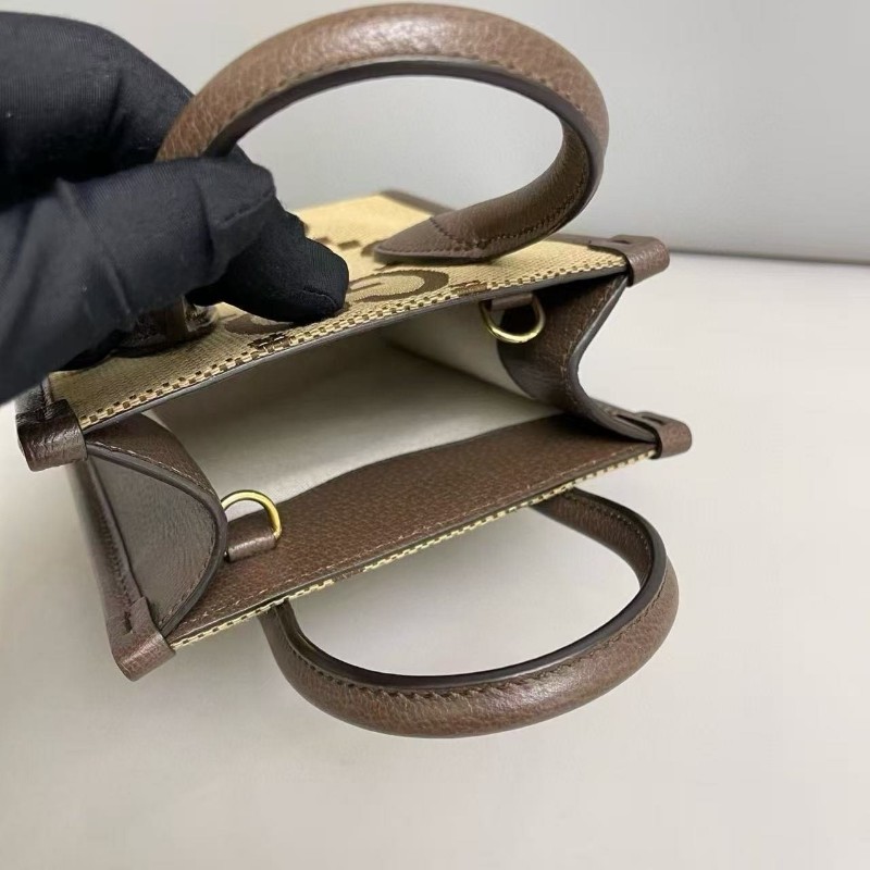 Gucci古馳 Retro老花大logo迷你琴譜包托特包肩背包斜背包-4