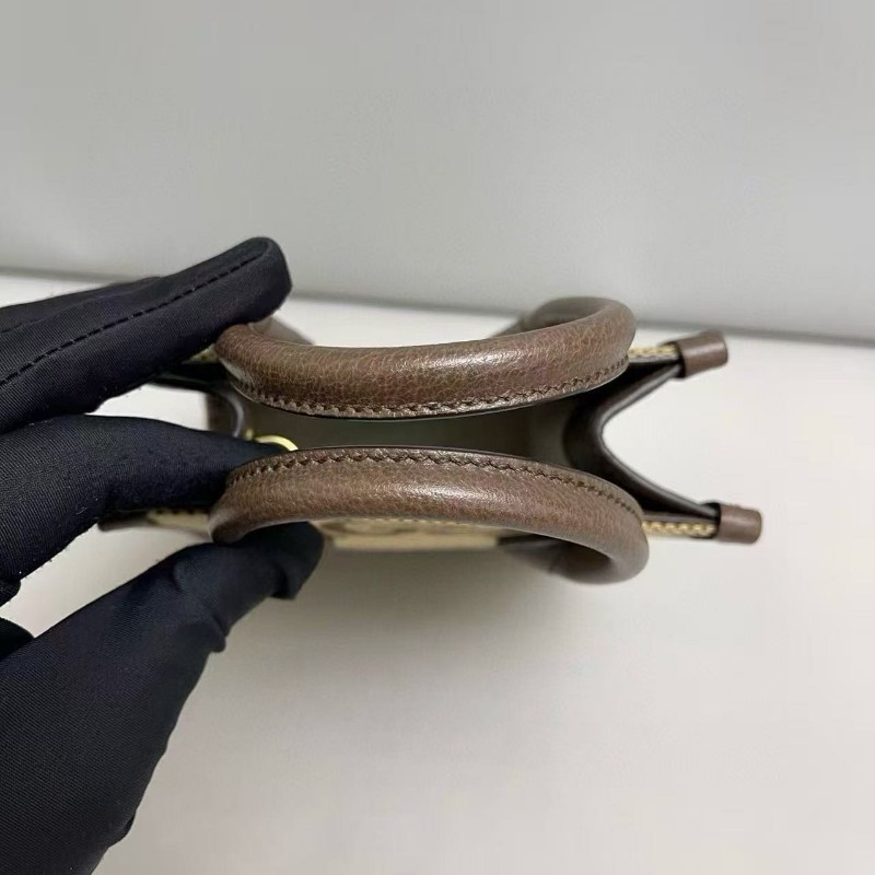 Gucci古馳 Retro老花大logo迷你琴譜包托特包肩背包斜背包-5