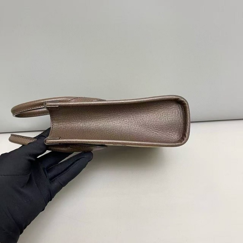 Gucci古馳 Retro老花大logo迷你琴譜包托特包肩背包斜背包-7