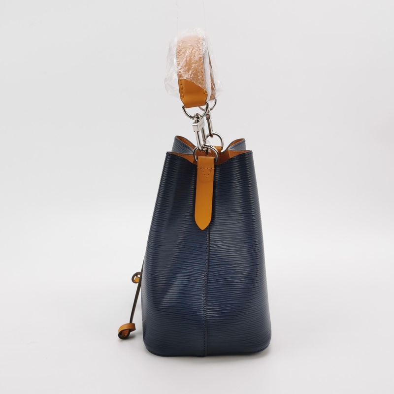 LV 路易威登 Neonoe bb 藍黃拼色 epi 水波紋 芯片款 尺寸約20x20x13-3